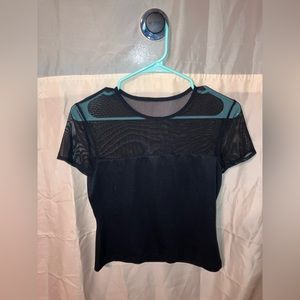 Sheer Black Shirt